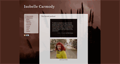 Desktop Screenshot of isobellecarmody.net