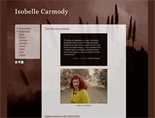 Tablet Screenshot of isobellecarmody.net